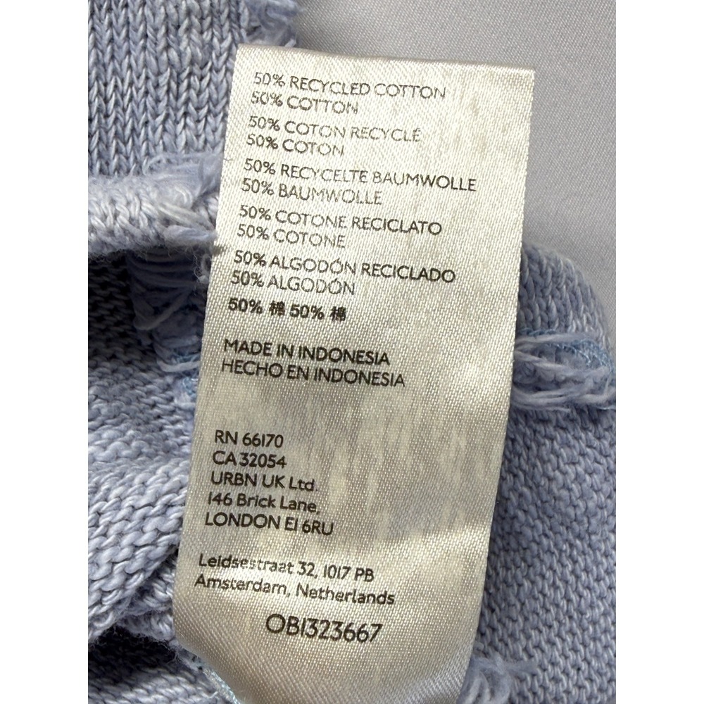 Free People Light Blue Distressed Ribbed Tank - Picture 7 of 11
